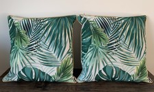 Jungle leaf cushion for sale  MANCHESTER