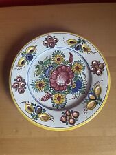 Majolica wall plate for sale  RAYLEIGH