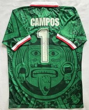 Camiseta México Jorge Campos assinada JSA CERTIFICADO DE AUTENTICIDADE comprar usado  Enviando para Brazil