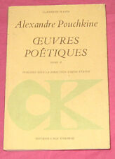 Classiques slaves. pouchkine. d'occasion  Saint-Jean-en-Royans