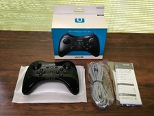 Controle sem fio Bluetooth preto Wii U PRO para Nintendo Wii U WUP-005 testado comprar usado  Enviando para Brazil