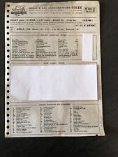 Fiche technique 1974 d'occasion  Angoulême
