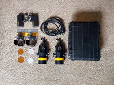 Genaray Torpedo portátil luz do dia foco LED 2 luzes kit com estojo rígido comprar usado  Enviando para Brazil