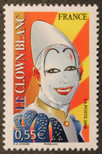 Timbre clown blanc d'occasion  Annecy