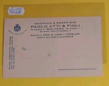 Cart. pubblicitaria panificio usato  Avellino