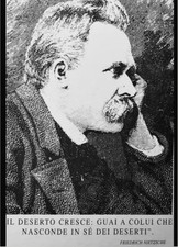 Poster friedrich nietzsche usato  Fiuggi