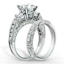 2.30ct round moissanite for sale  Plainsboro