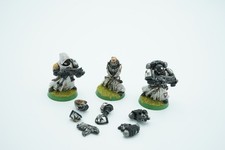 Warhammer 40k Dark Angels Veterans zestaw 3 vintage metalowe miniatury OOP, używany na sprzedaż  PL