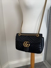 Gucci black quilted for sale  DONAGHADEE