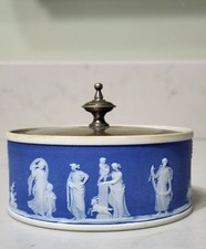 Antique blue jasperware for sale  Saranac