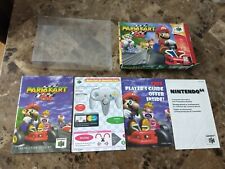Mario Kart 64 (Nintendo 64, N64) Caixa, Manual, inserções não PC original Autêntico comprar usado  Enviando para Brazil