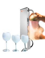 Congelador de vidro TURCO CO2 | Resfriador instantâneo de vidro – Freezer de barra H2O para coquetéis comprar usado  Enviando para Brazil
