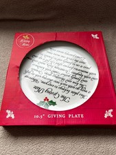The Giving Plate 10,5” Placa de Cerâmica Compartilhando Família Amigos Compartilhando Guloseimas Goodie comprar usado  Enviando para Brazil