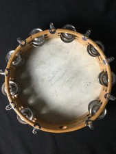Traditional wood tambourine for sale  Marietta
