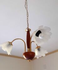 Lampadario luci legno usato  Paterno