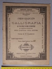 Quaderno calligrafia eugenio usato  Oviglio