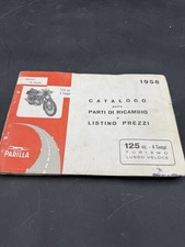 1958 Moto Parilla catálogo e lista de peças 125cc Turismo Lusso Veloce  comprar usado  Enviando para Brazil