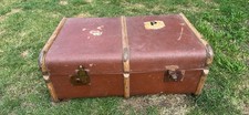 Vintage steamer trunk for sale  STAFFORD