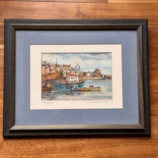 Signed mevagissey harbour for sale  OXTED