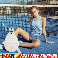Mochila de tênis acolchoada impermeável bolsa raquete de badminton para mulheres masculinas (branca) comprar usado  Enviando para Brazil