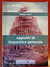 Appunti linguistica generale usato  Pontevico