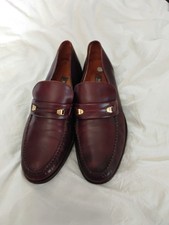 Mocassins cuir bordeaux d'occasion  Grasse