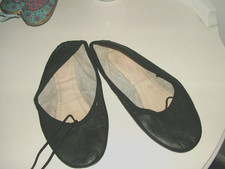 Black ballet shoes for sale  SANDHURST