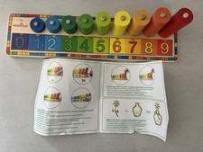 Regenbogen zahlen steckspiel gebraucht kaufen  Breisach am Rhein