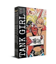 CONJUNTO CAIXA GRAPHIC NOVEL TANK GIRL COLOR CLASSICS TRILOGY 1988 - 1995 Titan Comics, usado comprar usado  Enviando para Brazil