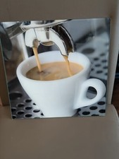 Glasbild kaffee siebträger gebraucht kaufen  Nürnberg