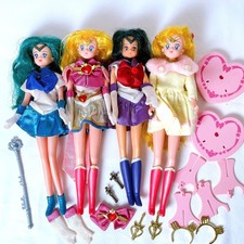 Boneco Sailor Moon Bandai 4 Chara Talk Super Sailor Moon com Netuno Pluto, usado comprar usado  Enviando para Brazil