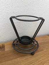 Teelichthalter metall schwarz gebraucht kaufen  Vöhringen