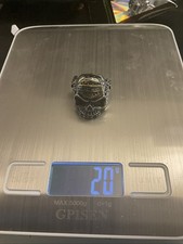 Anello teschio acciaio usato  Formigine