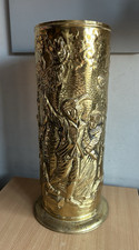 Vintage brass embossed for sale  COVENTRY