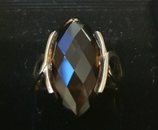 Ring 375 rauchquarz gebraucht kaufen  Idar-Oberstein