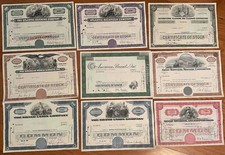 100 stock certificates for sale  Raleigh