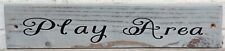 Play area plaque for sale  LLANELLI