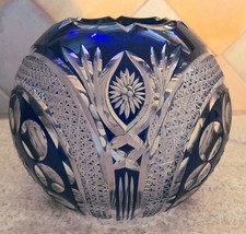 Vase boule cristal d'occasion  Le Luc