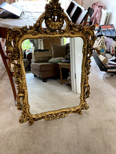 Vintage mirror baroque for sale  MANSFIELD