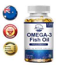 Cápsulas de óleo de peixe ômega 3 2500mg - 3x força, maior potência - com EPA, DHA comprar usado  Enviando para Brazil