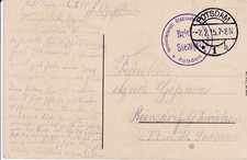 WS 128/ Feldpost I. WK , Vereinslazarett Potsdam, Ansichtskarte Mausoleum comprar usado  Enviando para Brazil