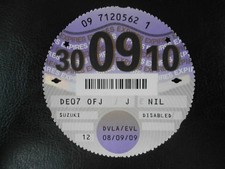 Collectable tax disc for sale  PETERBOROUGH