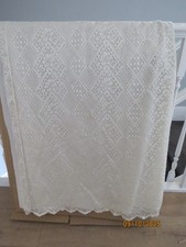 Lined lace curtains for sale  WATFORD