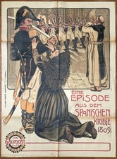 Affiche gaumont 1909 d'occasion  Versailles