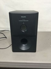 ~ Philips SW 090/17 Subwoofer Powered Preto 75 watt Home Theater Testado Funciona comprar usado  Enviando para Brazil