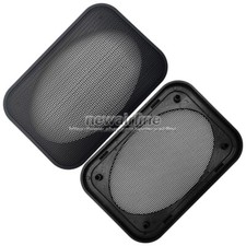 2 peças 4"x6" 4x6 polegadas capa de alto-falante círculo decorativo metal malha grade proteção comprar usado  Enviando para Brazil