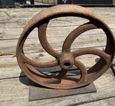Roda dentada industrial fundida 14 "máquina a vapor punk lâmpada decoração montada em aço comprar usado  Enviando para Brazil