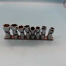 Snap-on FSUM 3/8" 8 peças soquetes giratórios universais rasos métricos 10 - 18mm FSUM 6pt comprar usado  Enviando para Brazil