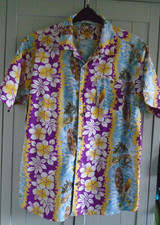 Shirt size hawaiian for sale  DUDLEY