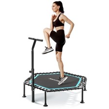 MAXKARE 50" MINI TRAMPOLIM FITNESS HEXÁGONO EXERCÍCIO REBOUNDER - PRETO, usado comprar usado  Enviando para Brazil